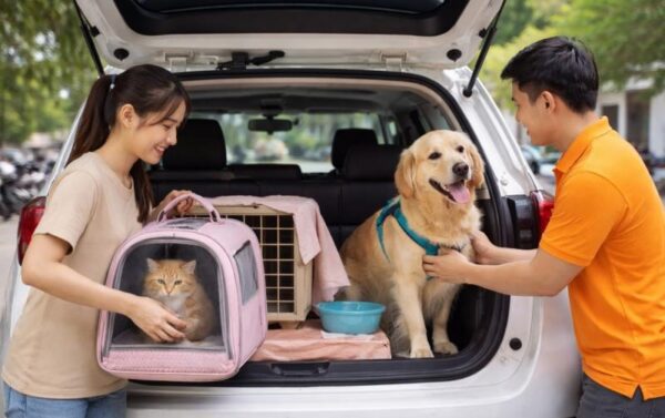 Dịch Vụ Gửi Chó Mèo Về Quê An Toàn, Tận Tâm - Pet Đi Xe